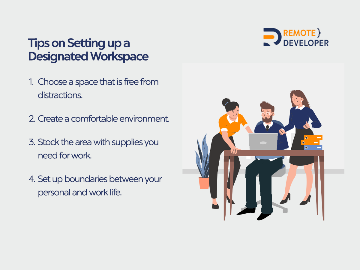 Checklist for First Time Remote Employees 1 Tips on Setting up a Designated Workspace for Remote Work