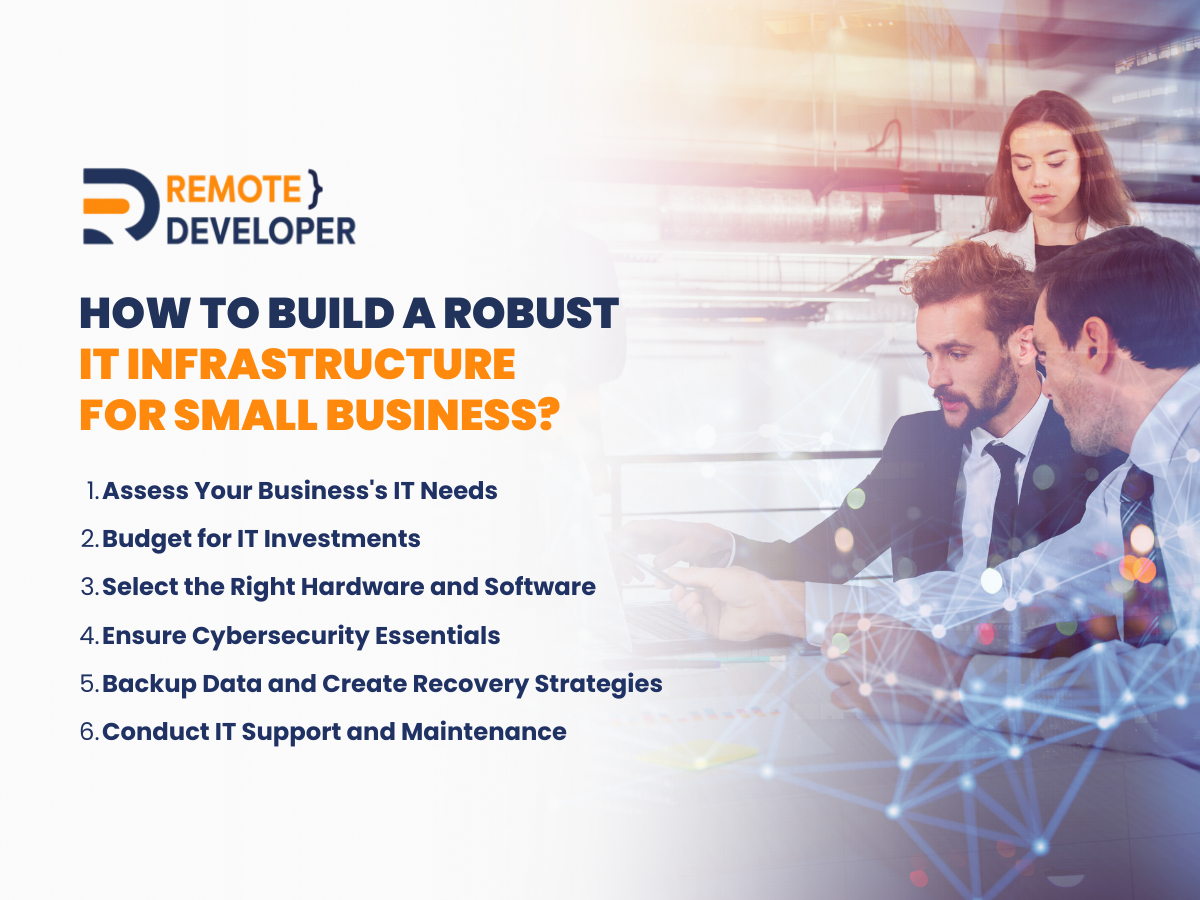6 Steps to Build a Strong IT Infrastructure for Small Businesses 1 IT infrastructure for small businesses