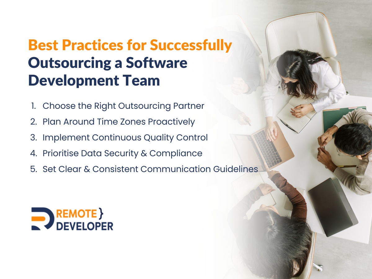 Outsource Your Software Development Team 2 Best Practices for Successfully Outsourcing a Software Development Team