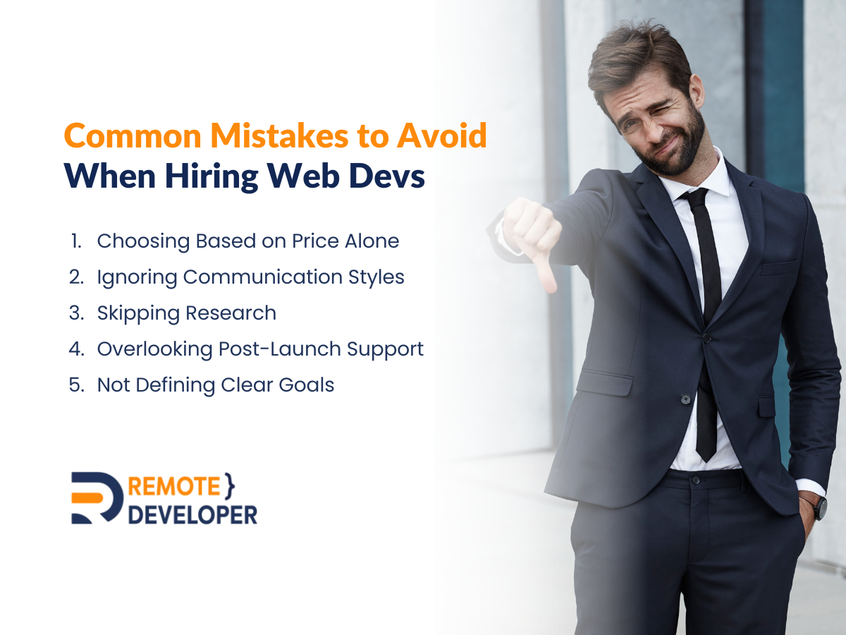 Web Development Service 101 2 Common Mistakes to Avoid When Hiring Web Devs